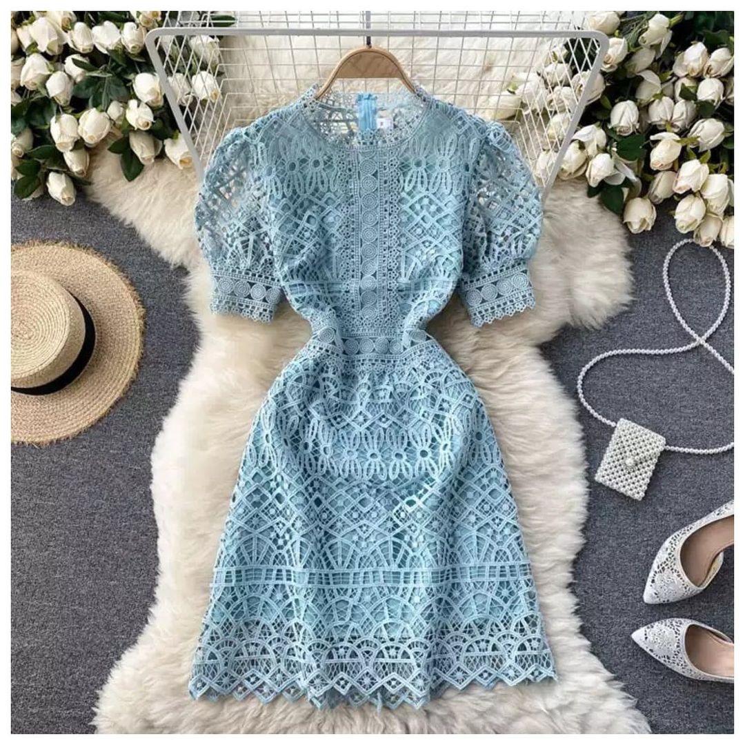 Ewon Crochet Dress