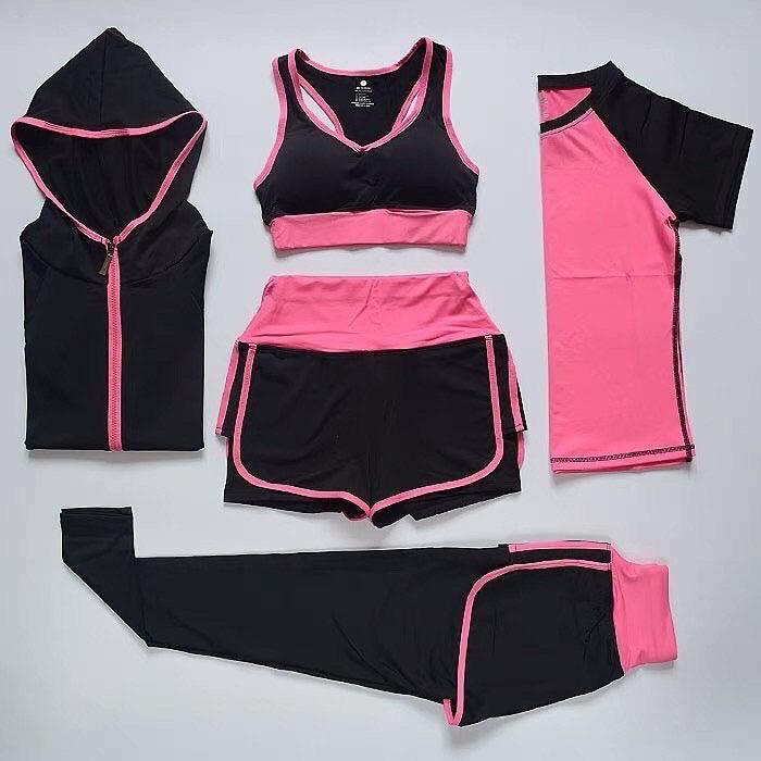 Tank Tops Matching Shorts Suit for Women Two Piece Set Sexy Sleeveless  Summer Sport Yoga Solid Color Outfits,Black,L
