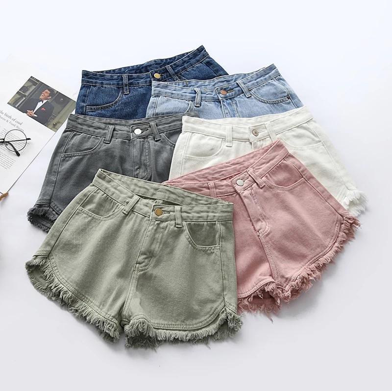 Hot Sexy Jeans Shorts Women Front Back Zipper Jeans High Waist Shorts Night  Club Womens Sexy Shorts Lace Patch 