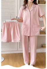 Paula 3 Pc Set Cotton Nightsuits