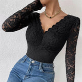 Sienna Lace Luxe Bodysuit - Alamode By Akanksha