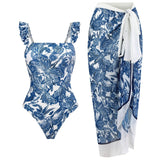 Robert Swimsuit with Sarong - Alamode By Akanksha