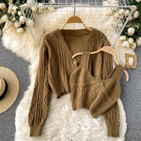 Cyra Premium Woolen Sweater Set