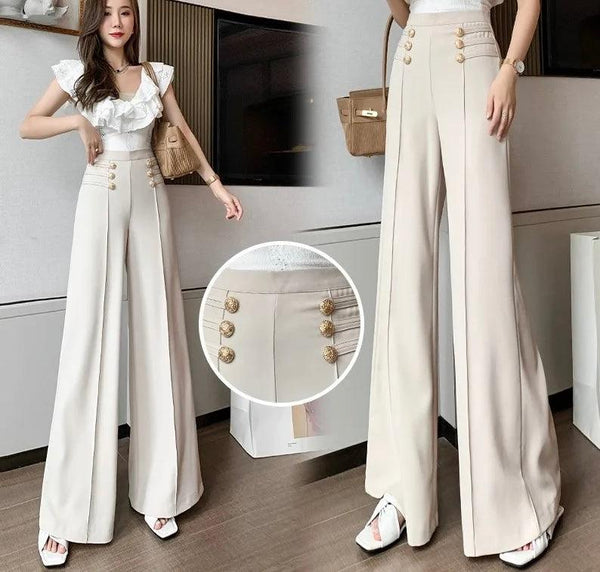 Buy Crest Wide Leg High Waist Pants for Women Online in India on a la mode