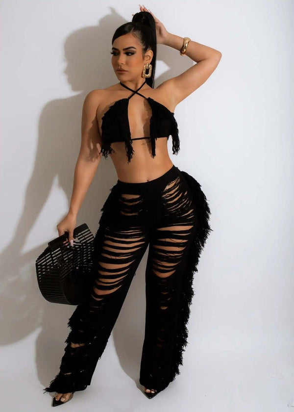 Rihanna Top and Pants Resortwear Set - Alamode By Akanksha
