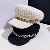 Jiah Tweed Beret Hats