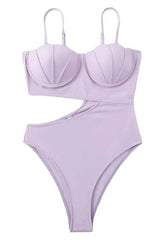 The Mermaid Luxe Swimsuit - Lilac - Alamode By Akanksha