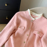 Gia Cute Heart Cardigans in Pink