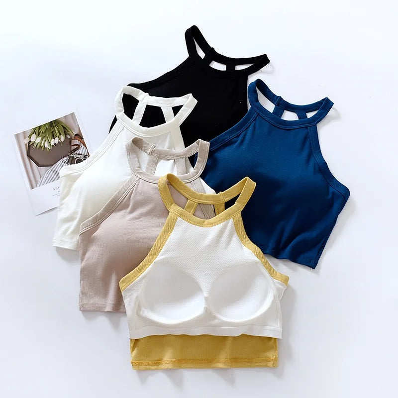 Jenny Tank Tops with Inbuilt Bra