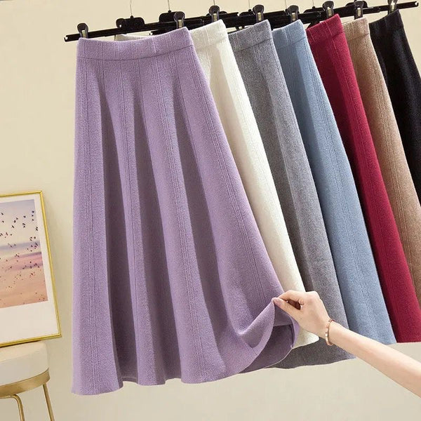 Lebia Statement Woolen Pleated Skirt