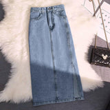 Rubello Maxi Statement Denim Skirt