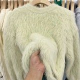 Harriet Mohair Fur Detailed Soft Sweater