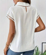 Jamie Summer Cotton Top in White