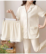 Paula 3 Pc Set Cotton Nightsuits