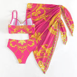 Morocco swimsuit with Sarong Skirt