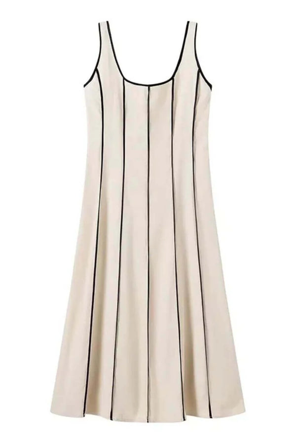 Harret Breezy Summer Dress in Beige