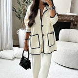 Gary Luxe Winter Coord Set - Set of Top and Pants