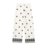 Desko Wide Leg Linen Boho Pants