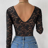 Sienna Lace Luxe Bodysuit - Alamode By Akanksha