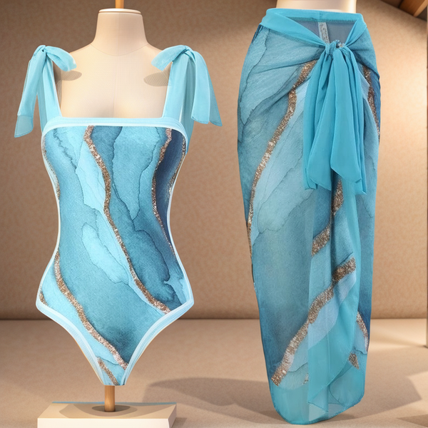 Vester Swimsuit with Sarong