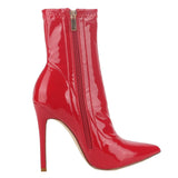 Ankle Patent Leather Boots