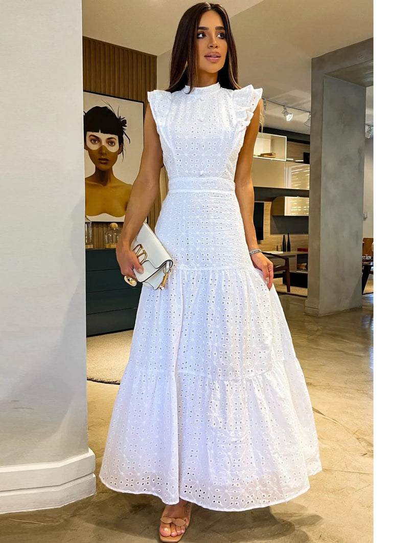 Alessia Eyelet Summer Dress