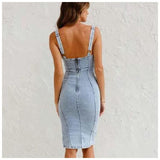 Sidony Statement Denim Dress