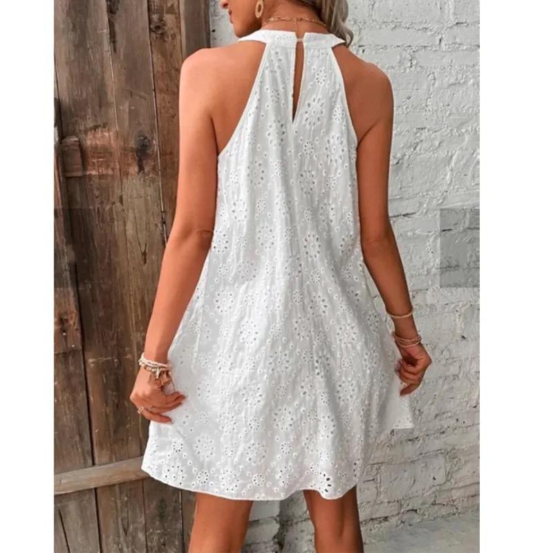 Elode Cotton Eyelet Summer Dress