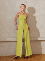 Heloise Statement Jumpsuit In Green