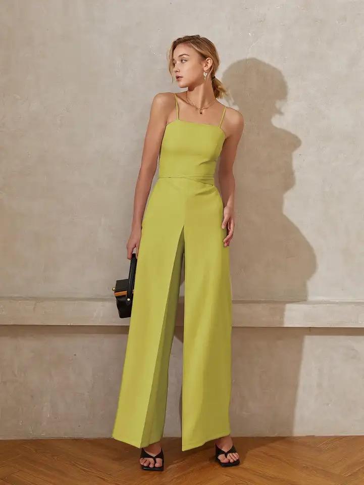 Heloise Statement Jumpsuit In Green