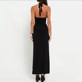 Wings Statement Bodycon Maxi Dress