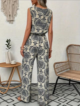 Loret Summer Printed  Jumpsuit