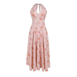 Simiana Vintage Floral Midi Dress