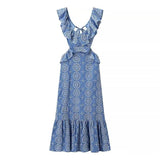 Kamiya Eyelet Cotton Summer Dress