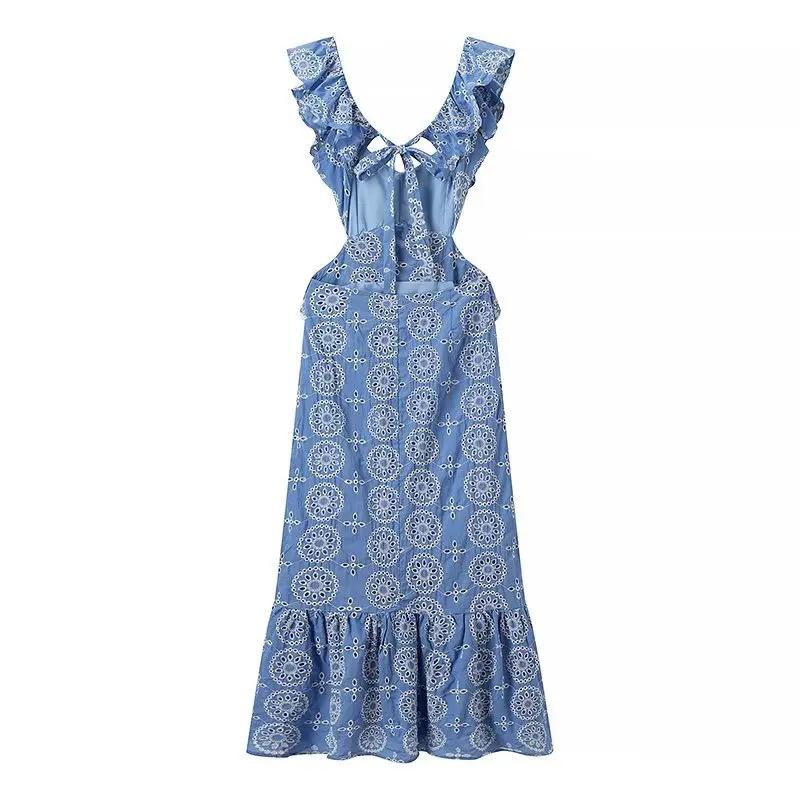 Kamiya Eyelet Cotton Summer Dress