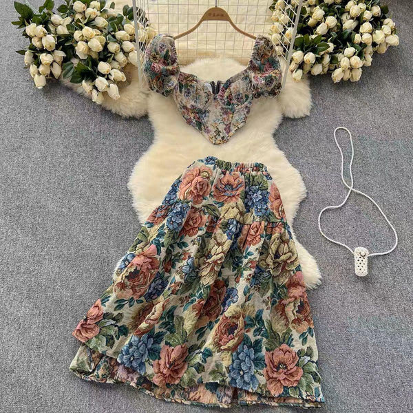 Taisiya Vintage Coord Set - Alamode By Akanksha