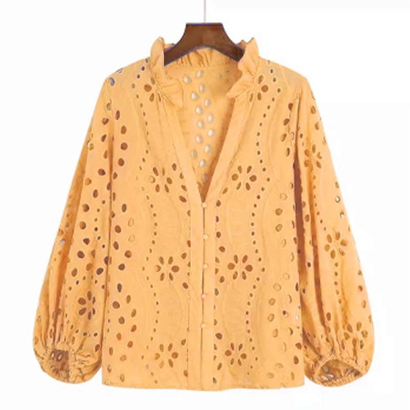 Marianna Premium Eyelet Blouse