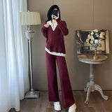 Maria Premium Woolen Coord Set - Tracksuit