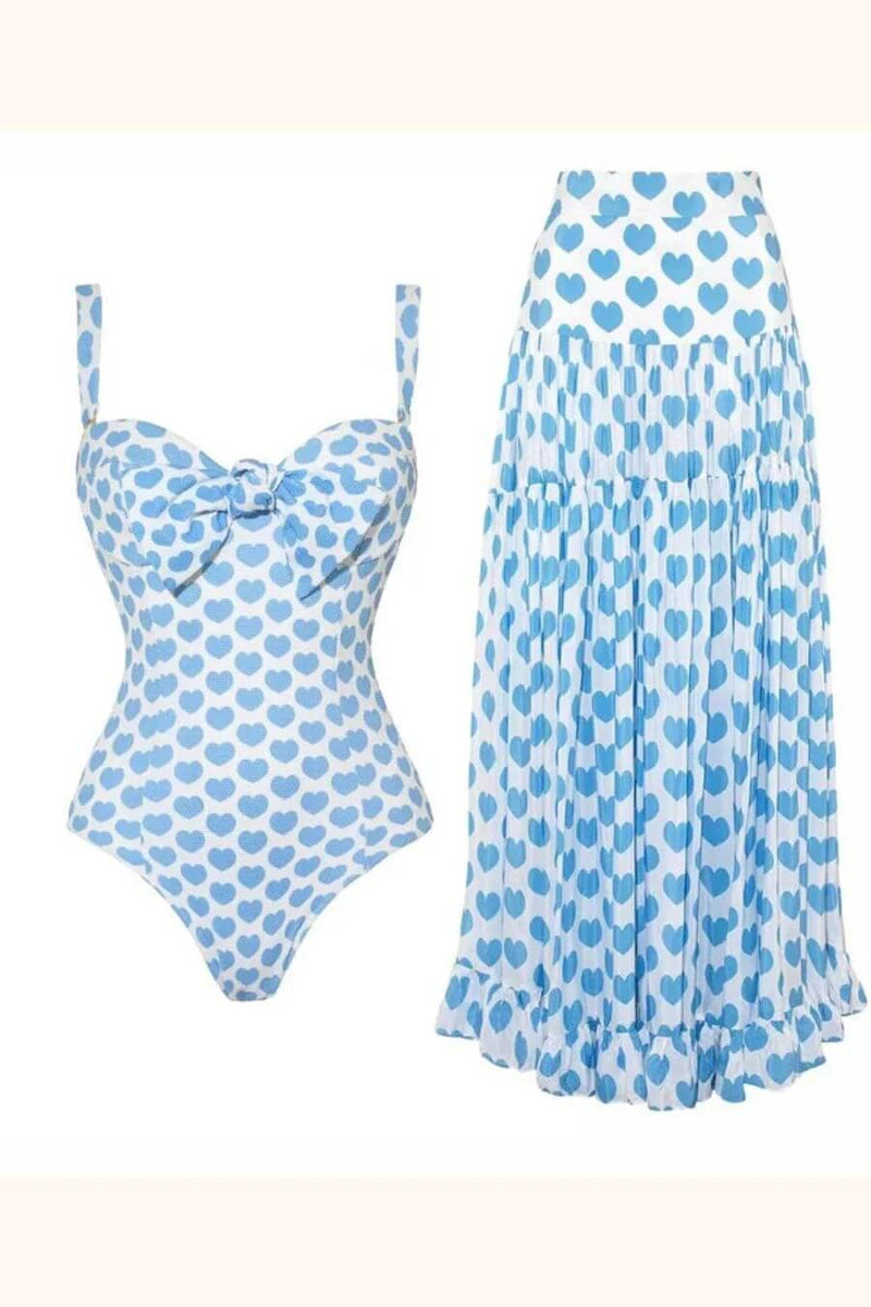 Soley Swimsuit With Sarong Skirt