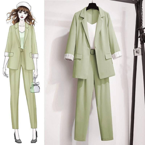 Women's Jacket Fashion Long Casual Suit Autumn Simple Stand-up Collar  Female Blazer White Elegant Office Lady Coat - AliExpress