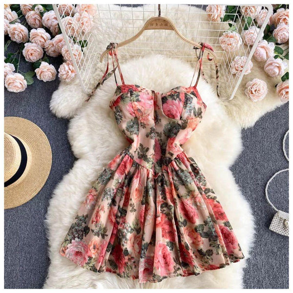 Dresses | Cute Short Floral Dress | Freeup