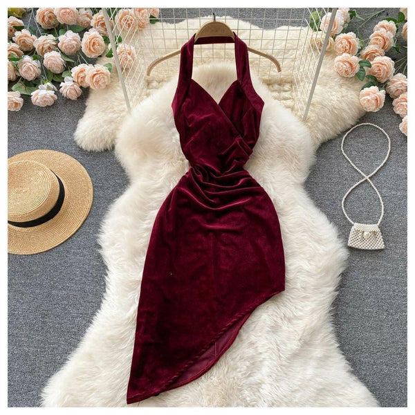 Red Party Dresses for Women 2023 Classic French Vintage Maxi Midi Prom Chic  Woman Evening Dress High Quality Luxury Birthday New