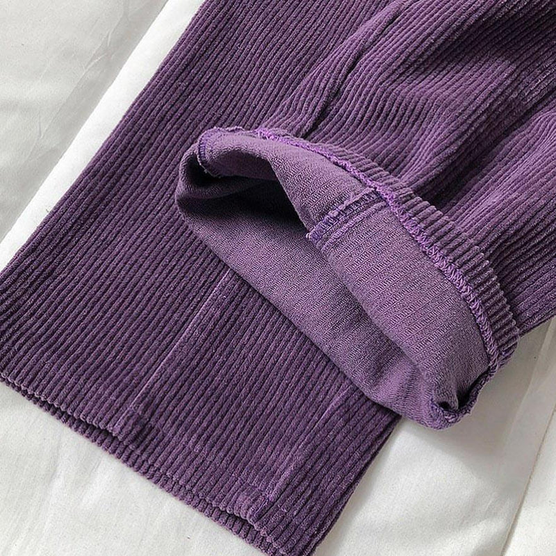 Harper Cord Pants Purple