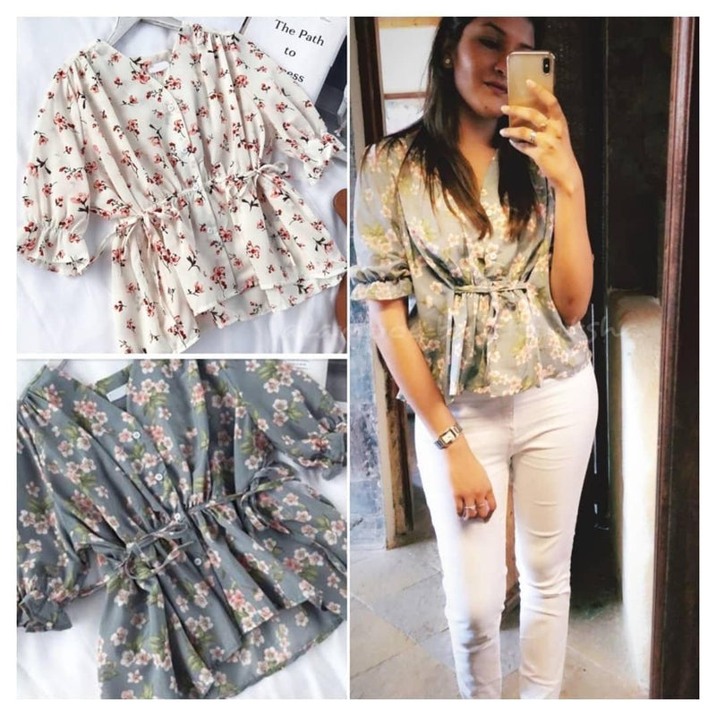 Pegmove Floral Blouses - Alamode By Akanksha