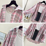 Plaid Streetstyle Shirt (ONLY SHIRT) - Alamode By Akanksha