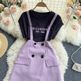 Hilton Top and Suspender Pants