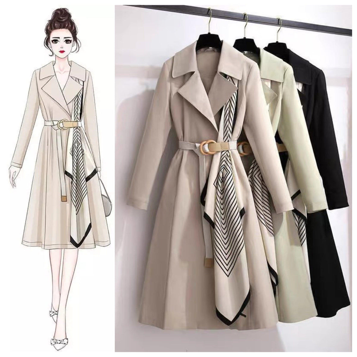 Korean coats online best sale