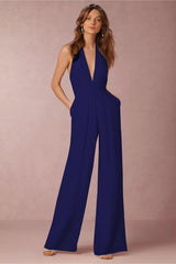 Laurie Halter Neck Jumpsuit - Alamode By Akanksha