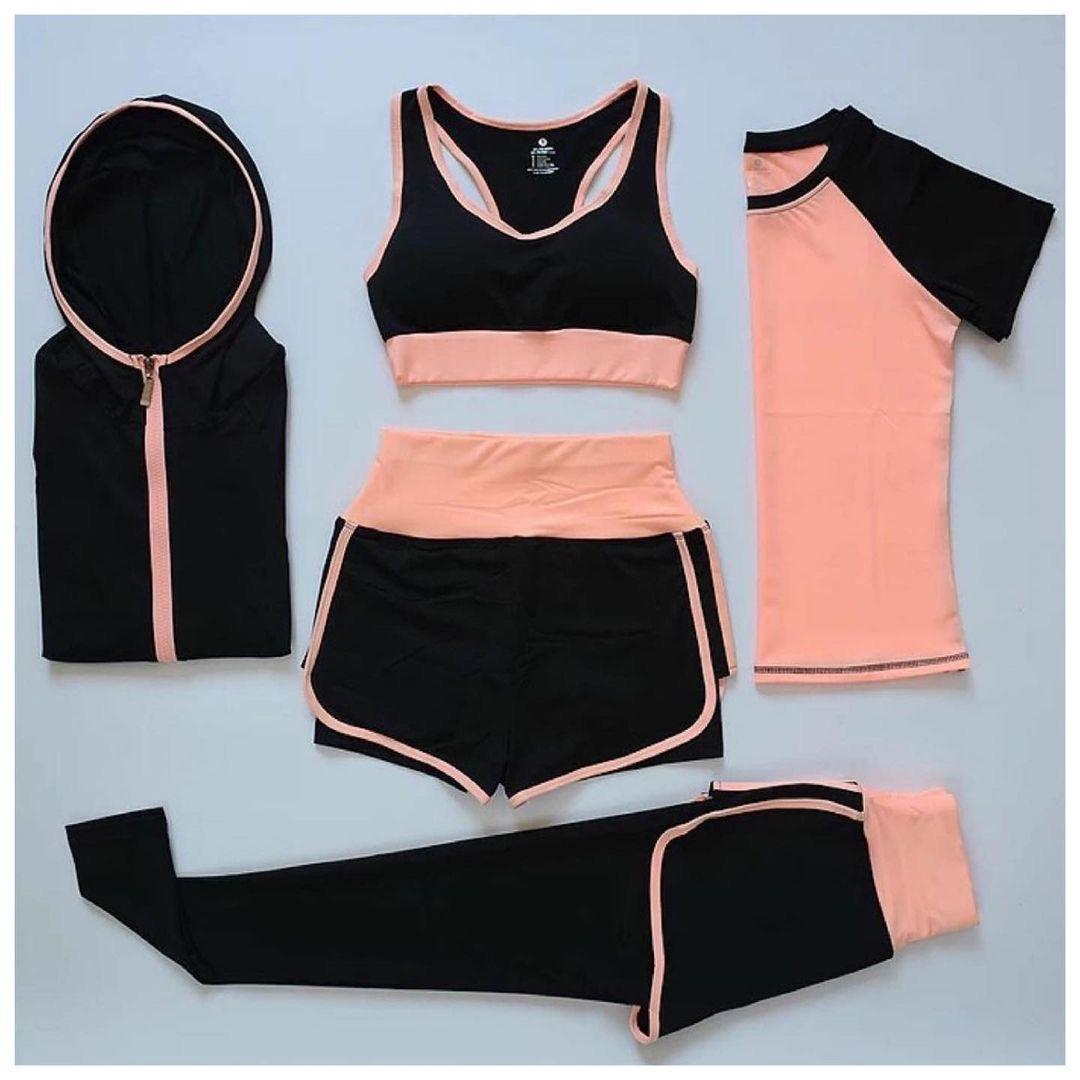 Buy 5 Piece Activewear Set for Women Online in India | a la mode